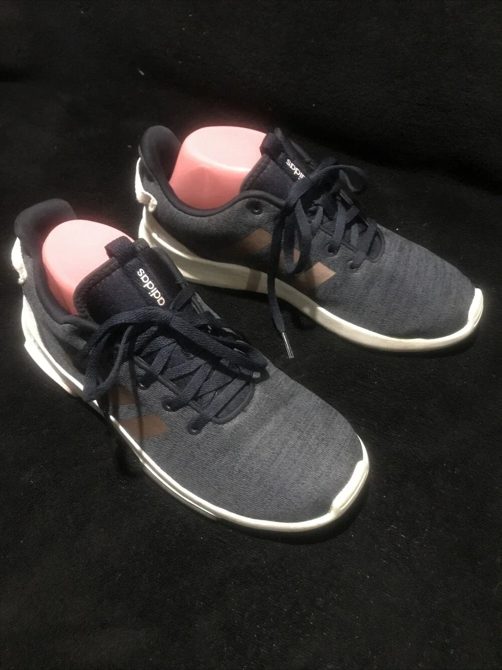 Adidas Cloudfoam Men's Size 6.5 Running SNEAKERS SMA 23M001 NICE! NAVY GRAY